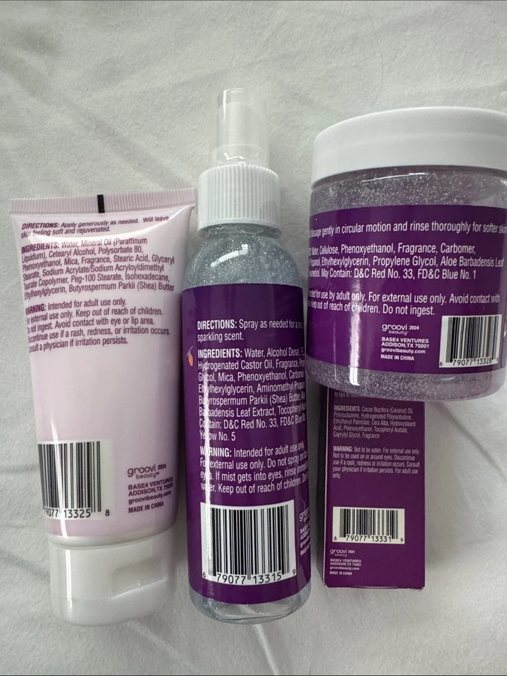 groovi beauty Sugared Citrus Kids Body Care Set